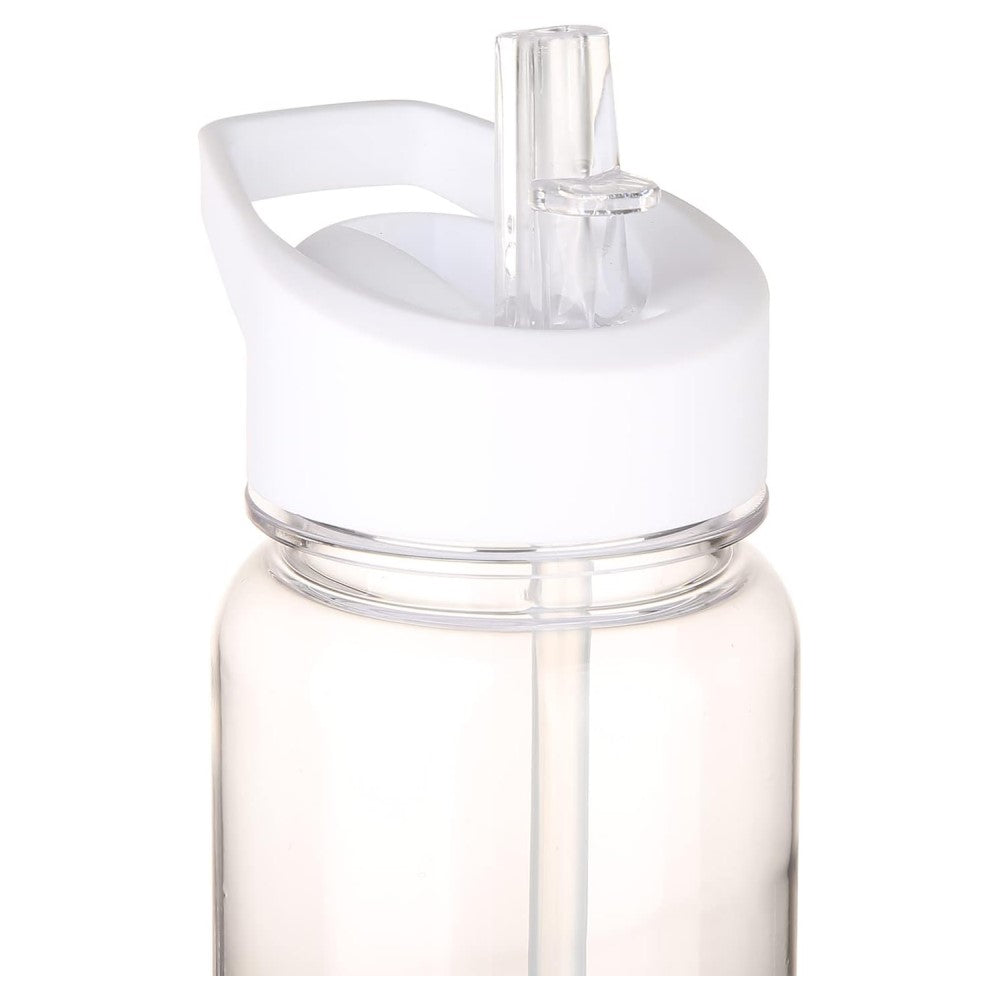 Twinkliss Transparent 24 oz Sports Hydration Bottle with Straw, BPA-Free