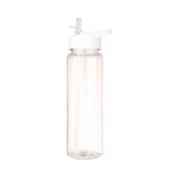 Twinkliss Transparent 24 oz Sports Hydration Bottle with Straw, BPA-Free