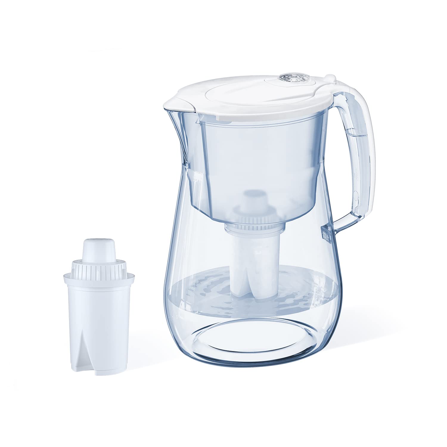 Twinkliss 12-Cup Water Filtration Jug - White, Includes 1 x B15 Filter