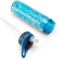 Twinkliss Freezeable Double Wall Insulated Tritan Water Bottle with Crackle Gel